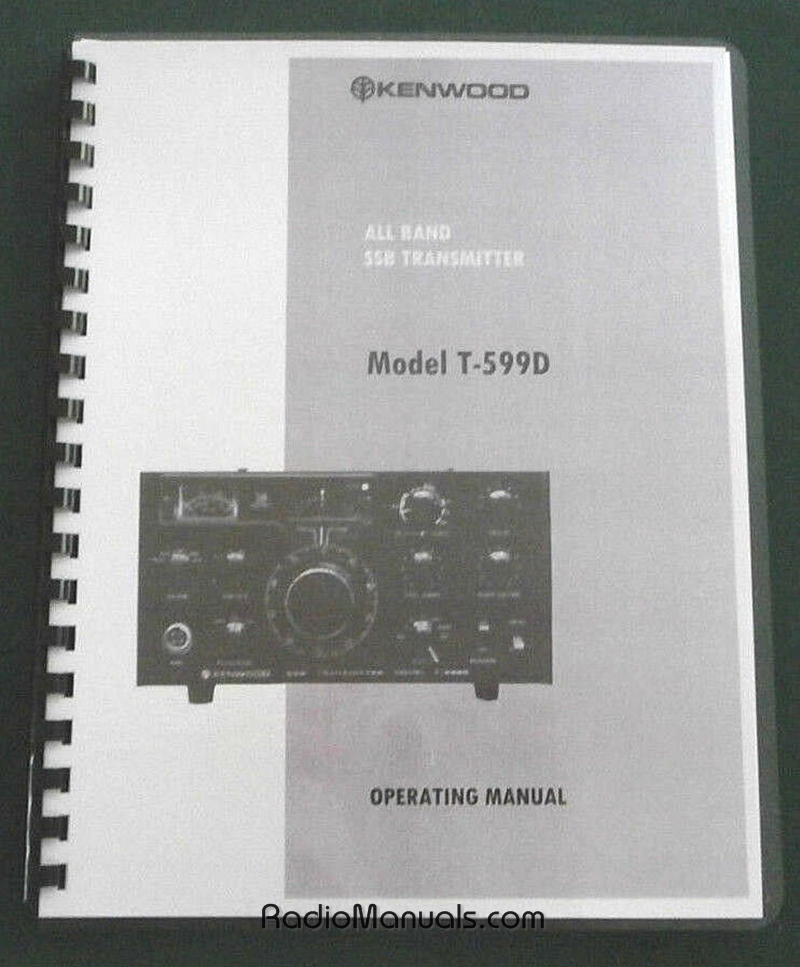 Kenwood T-599D Instruction Manual - Click Image to Close